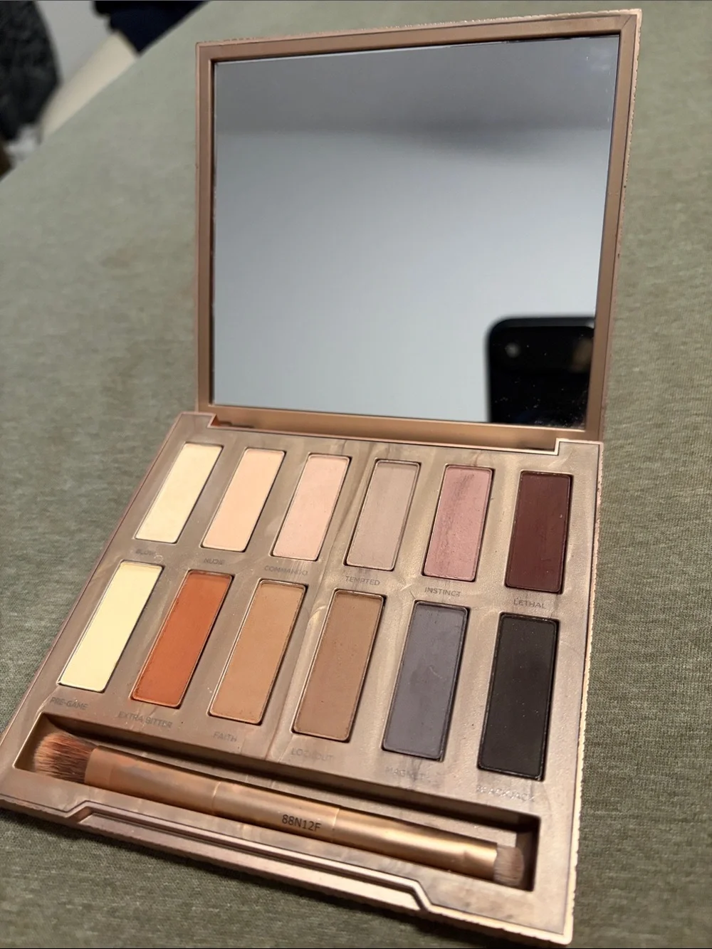 Urban Decay Naked Ultimate Basics Eyeshadow Palette - Barely Swatched with Brush
